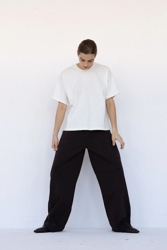 Muuv. póló női pamut ASLI fehér tshirt.ASLI