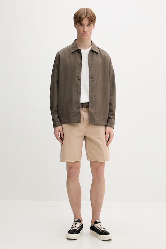 Marc O'Polo T-shirt męski bawełniany 5000013955 beżowy ZS26