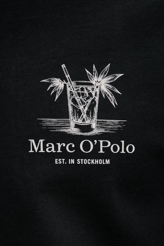 Marc O'Polo tričko pánske bavlnené 5000013970 čierna
