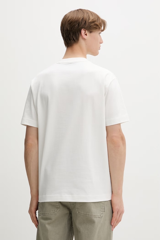 Oblečenie Marc O'Polo tričko pánske bavlnené 5000013971 béžová