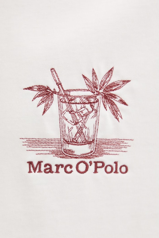 Marc O'Polo tričko pánske bavlnené 5000013971 béžová