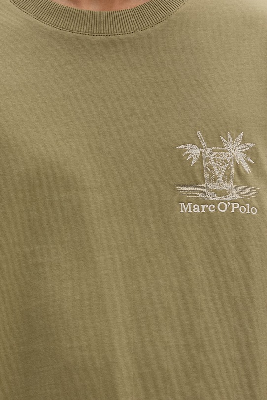Marc O'Polo T-shirt męski bawełniany 5000013971 zielony