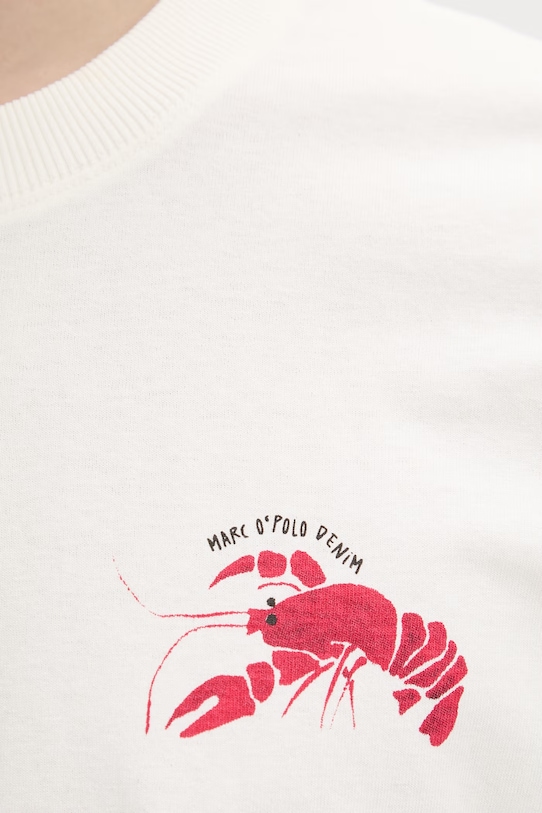 Marc O'Polo T-shirt męski bawełniany 5000010118 beżowy