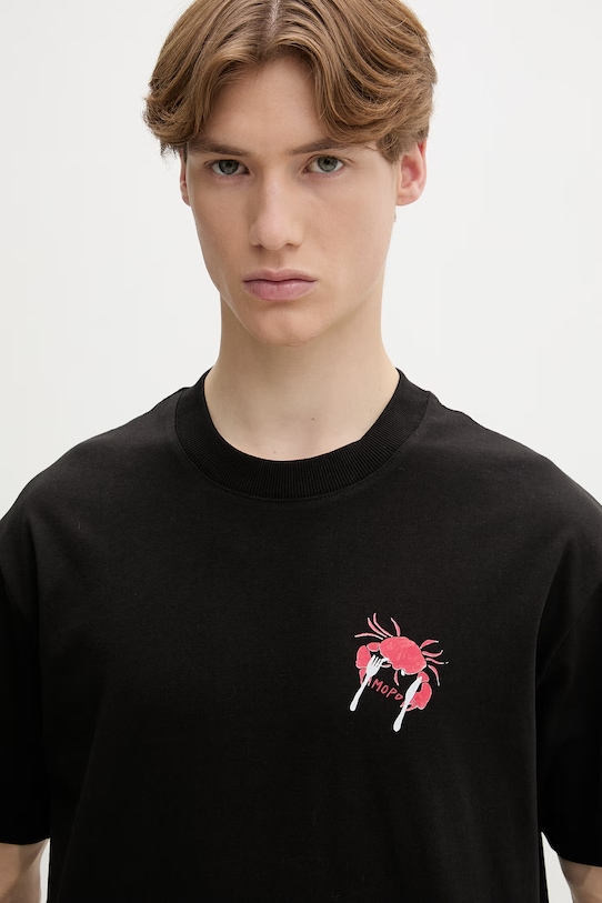 Marc O'Polo футболка для мужчин из хлопка чёрный 5000010118