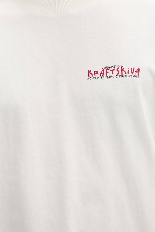 Marc O'Polo T-shirt męski bawełniany 5000010157 beżowy