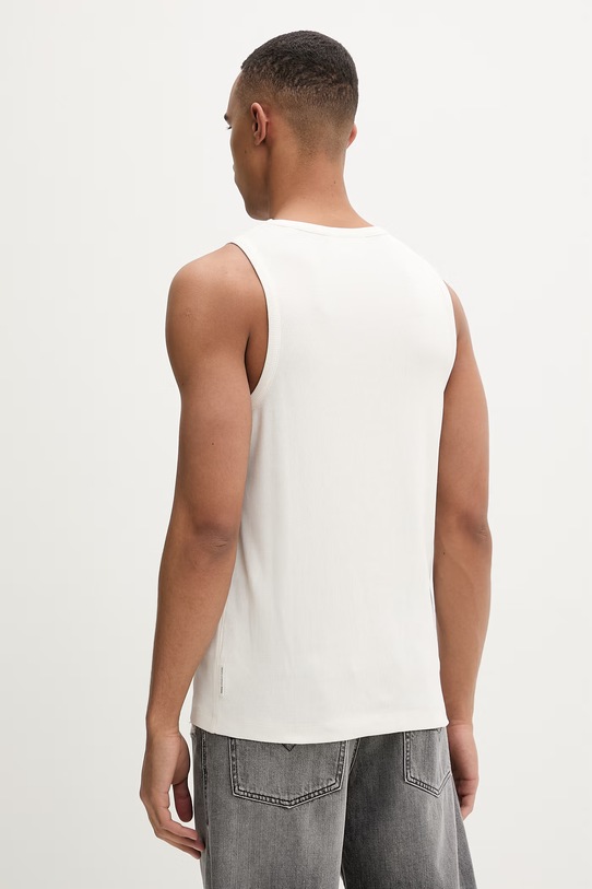 Odzież Marc O'Polo top męski bawełniany z elastanem 5000010252 beżowy