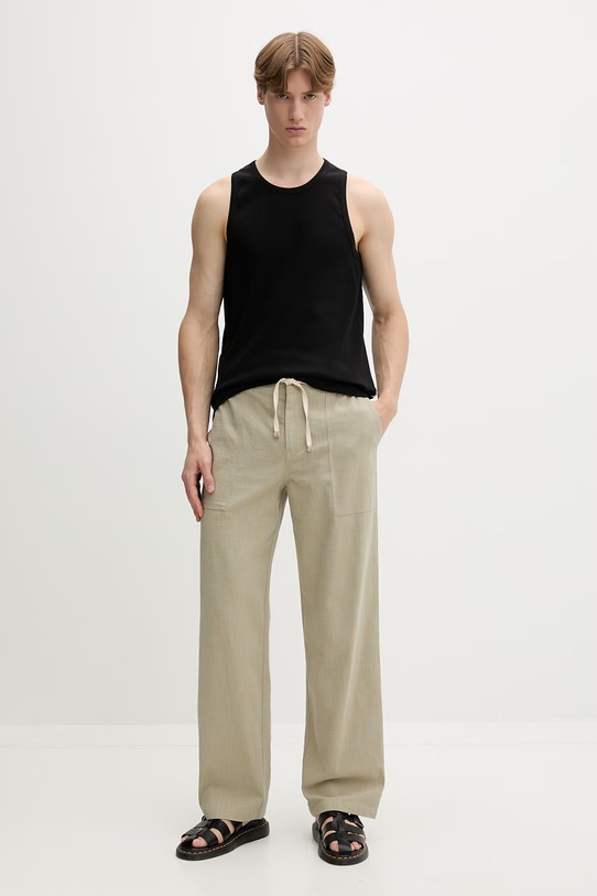 Marc O'Polo top pentru bărbați, din bumbac cu elastan 5000010252 negru ZS26