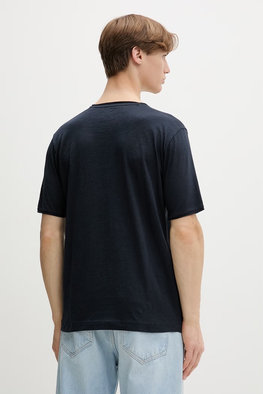 Ρούχα Marc O'Polo t-shirt Ανδρικό βαμβακερό 5000013962 σκούρο μπλε