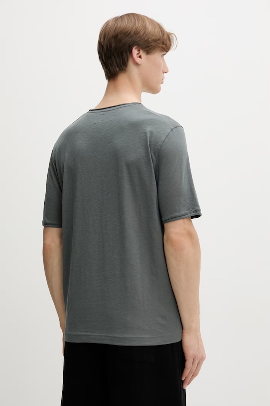 Ρούχα Marc O'Polo T-shirt Ανδρικό βαμβακερό 5000013962 γκρί