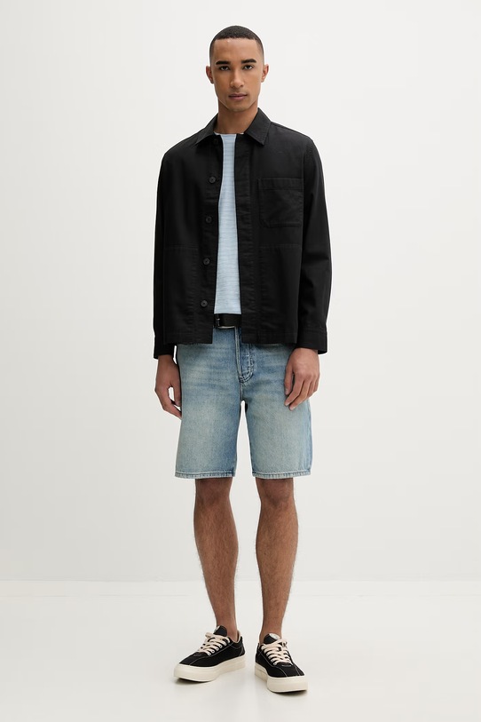 Marc O'Polo T-shirt męski bawełniany 5000013968 niebieski ZS26