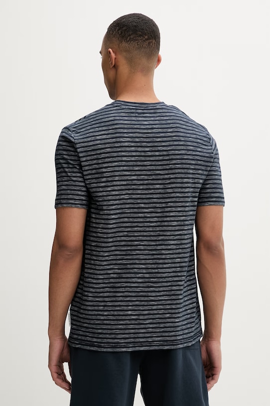 Odzież Marc O'Polo T-shirt męski bawełniany 5000013968 granatowy