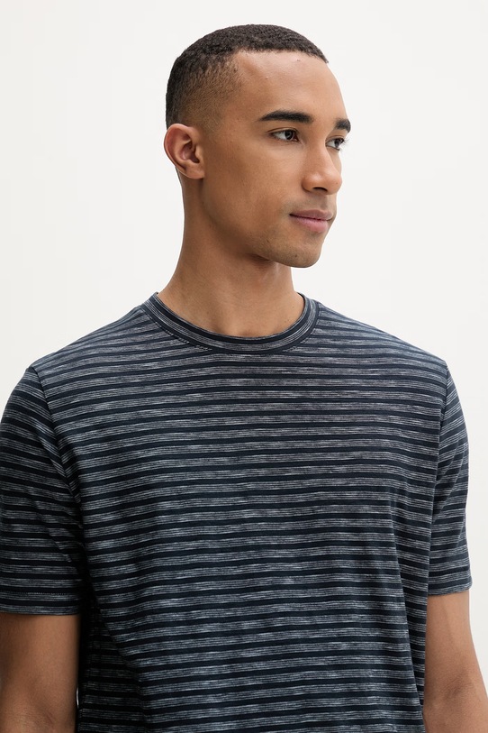 Marc O'Polo T-shirt męski bawełniany granatowy 5000013968