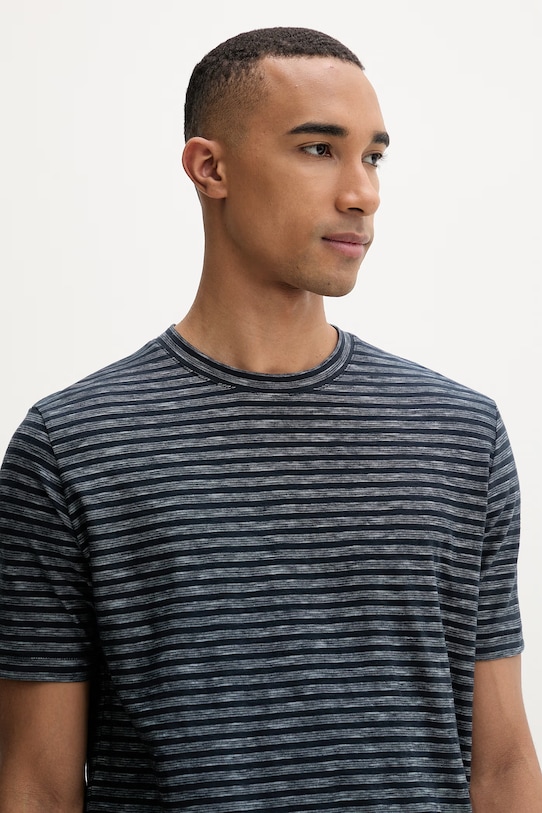 Marc O'Polo T-shirt męski bawełniany granatowy 5000013968