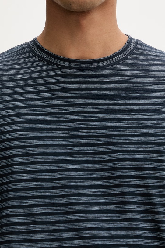 Marc O'Polo T-shirt męski bawełniany 5000013968 granatowy