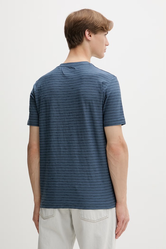 Ρούχα Marc O'Polo t-shirt Ανδρικό βαμβακερό 5000013968 σκούρο μπλε