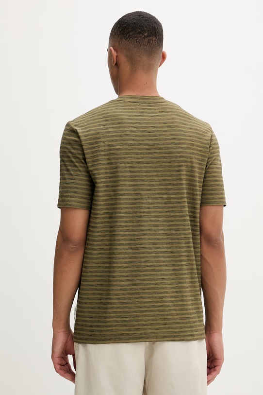 Odzież Marc O'Polo T-shirt męski bawełniany 5000013968 zielony