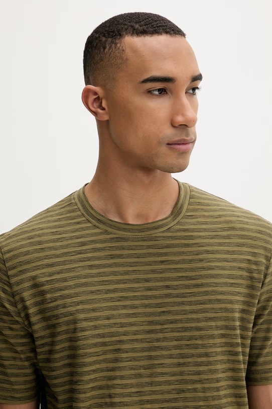 Marc O'Polo T-shirt męski bawełniany zielony 5000013968