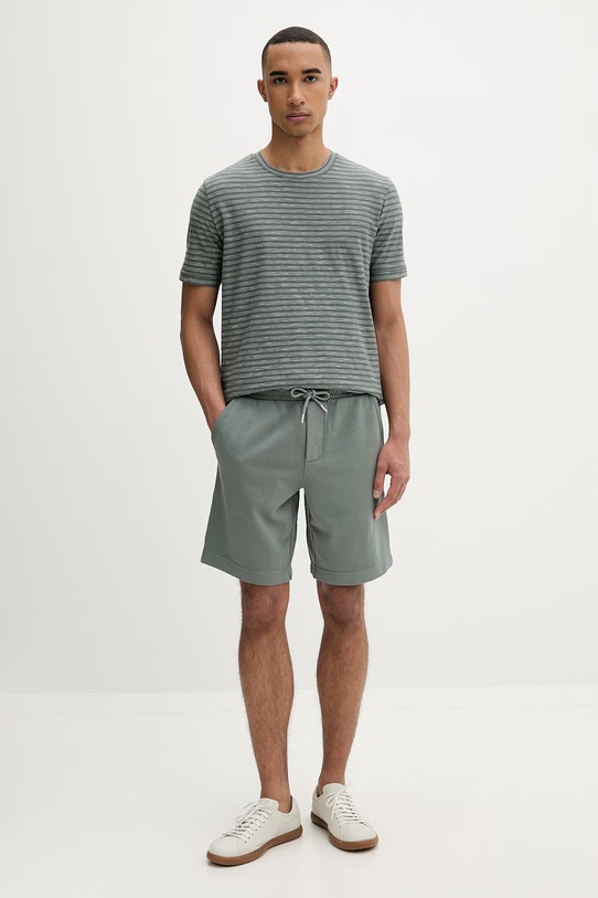 Marc O'Polo T-shirt męski bawełniany 5000013968 zielony ZS26