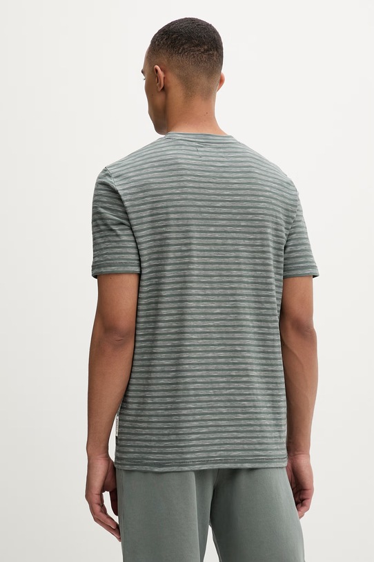 Odzież Marc O'Polo T-shirt męski bawełniany 5000013968 zielony