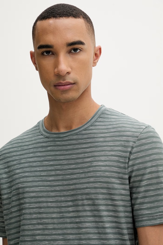 Marc O'Polo T-shirt męski bawełniany zielony 5000013968