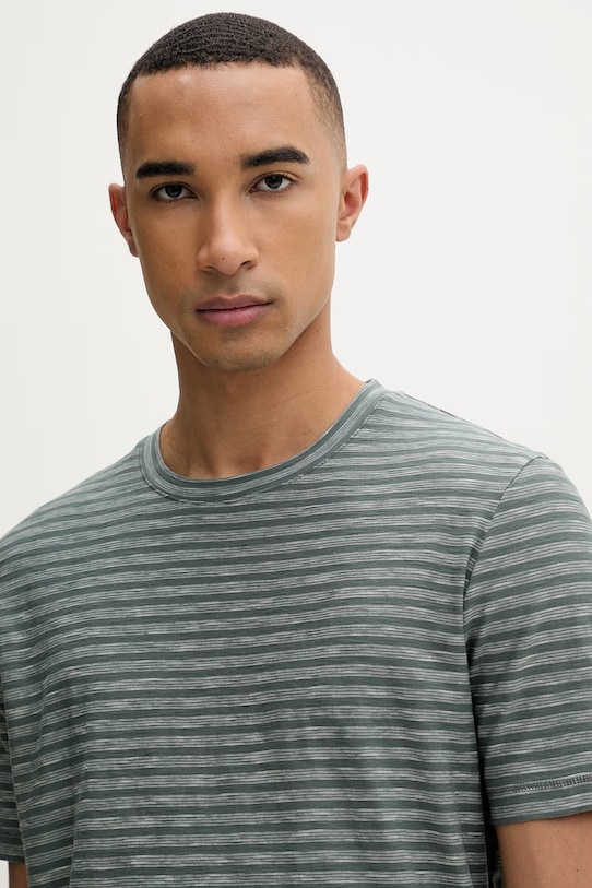 Marc O'Polo T-shirt męski bawełniany zielony 5000013968