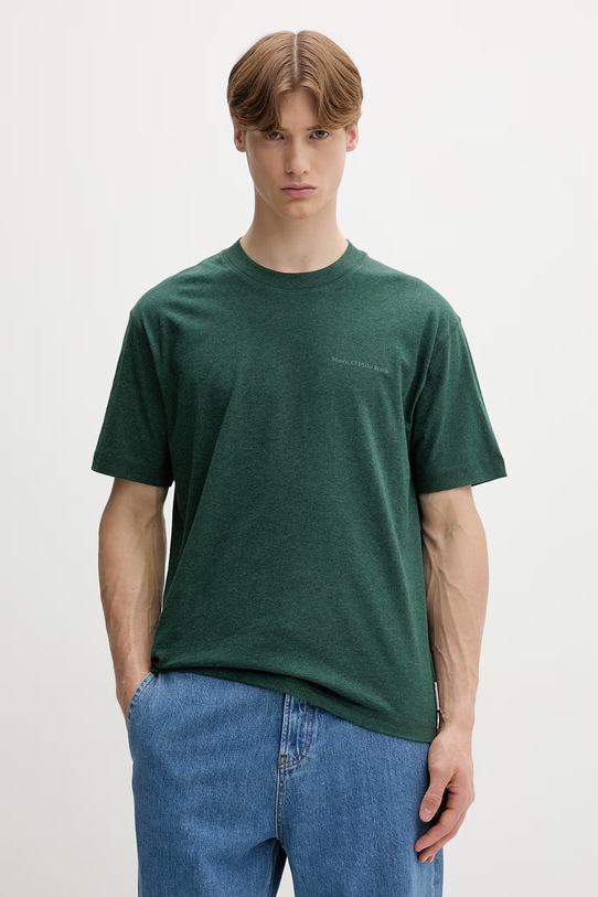 Marc O'Polo tričko pánske bavlnené zelená 5000010699
