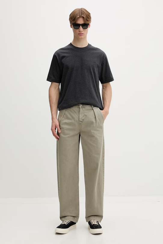 Marc O'Polo T-shirt męski bawełniany 5000010699 szary ZS26