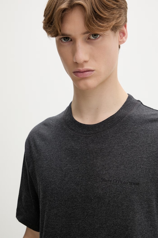 Marc O'Polo T-shirt męski bawełniany szary 5000010699