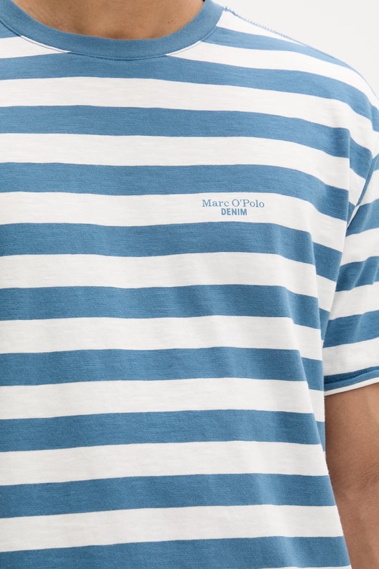 Marc O'Polo T-shirt męski bawełniany 5000010782 niebieski