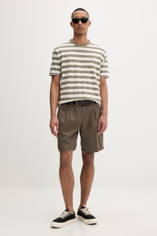 Marc O'Polo T-shirt męski bawełniany 5000010782 zielony ZS26