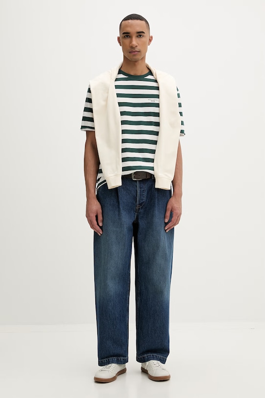 Marc O'Polo T-shirt męski bawełniany 5000010782 zielony ZS26