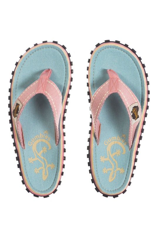 Gumbies - Slapi Islander Gecko textil albastru G.IS.WN.GHE