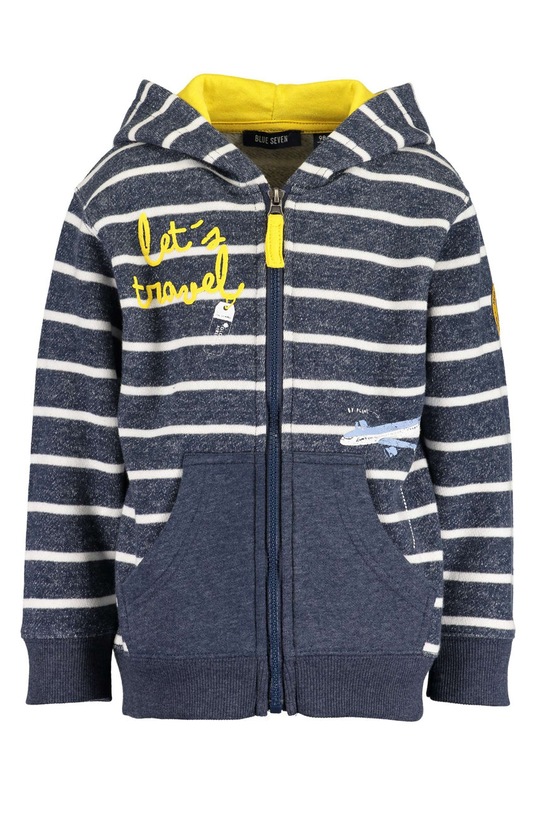 Blue Seven - Detská mikina 92-128 cm s kapucňou modrá 864592.X