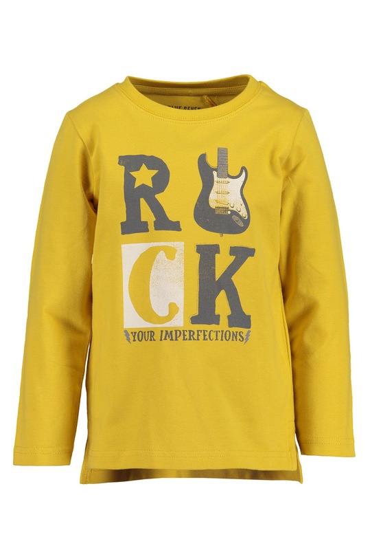 Blue Seven - Detské tričko s dlhým rukávom 92-128 cm s elastanom žltá 850618.X