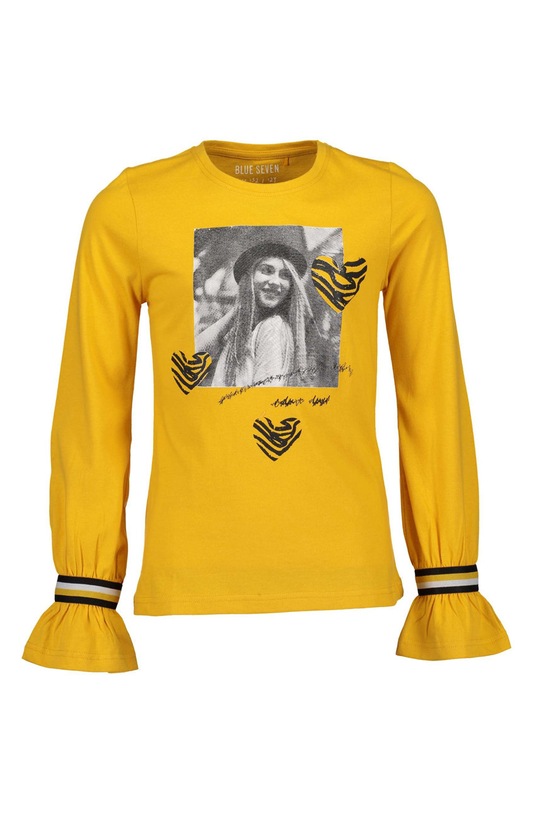 Blue Seven - Detská blúzka 140-176 cm okrúhly žltá 551613.X