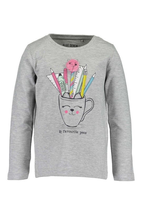 Blue Seven - Detské tričko s dlhým rukávom 92-128 cm bavlna sivá 750620.X