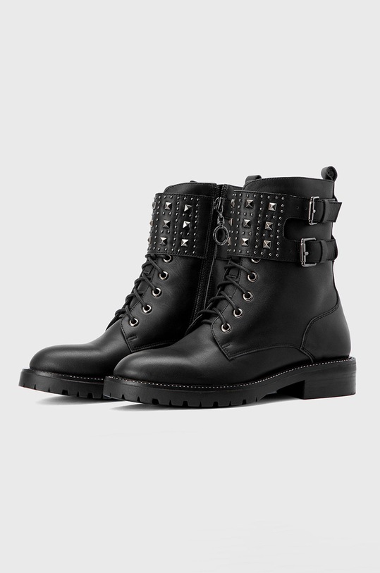 Kazar Studio - Bocanci de piele 43076.01.00 negru ZW19