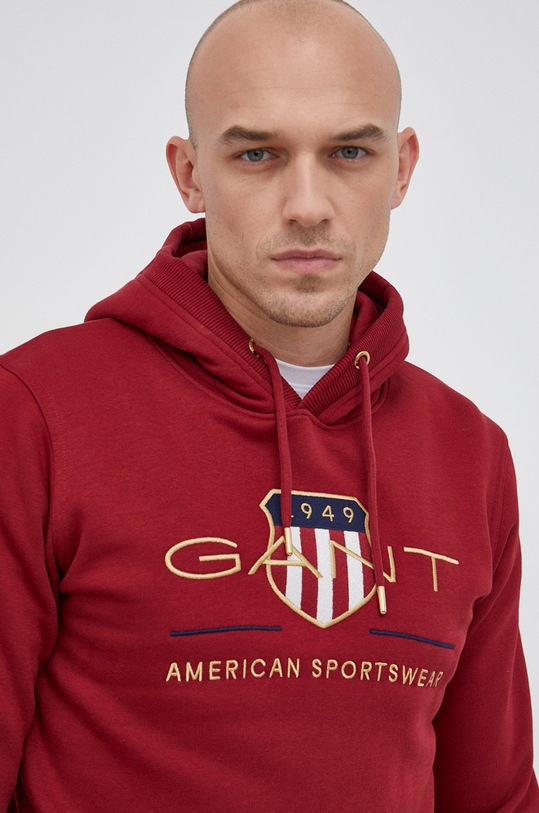 Gant bluza pozostałe bordowy 2047056