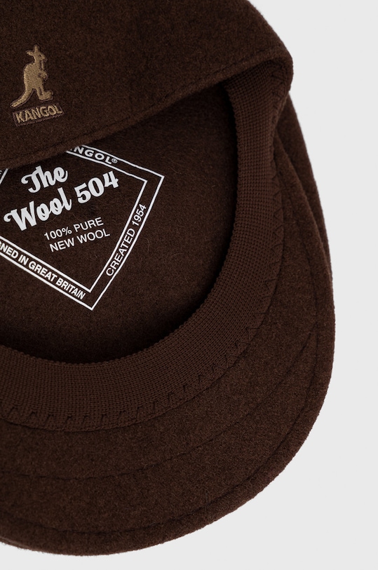 Шерстяное кепи Kangol коричневый 0258BC.TB274