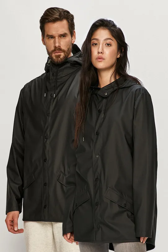 Rains rain jacket with black 1201.01