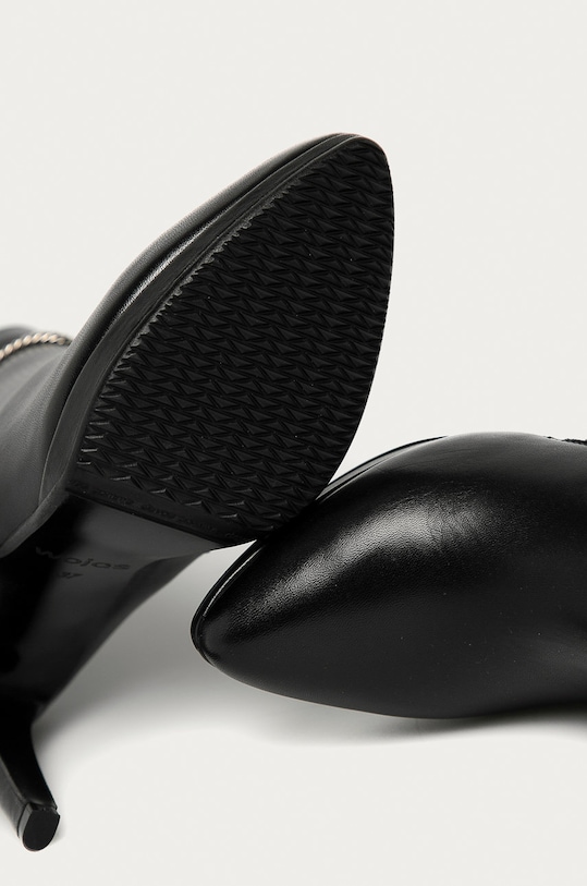 Wojas - Δερμάτινες μπότες μαύρο 5502151