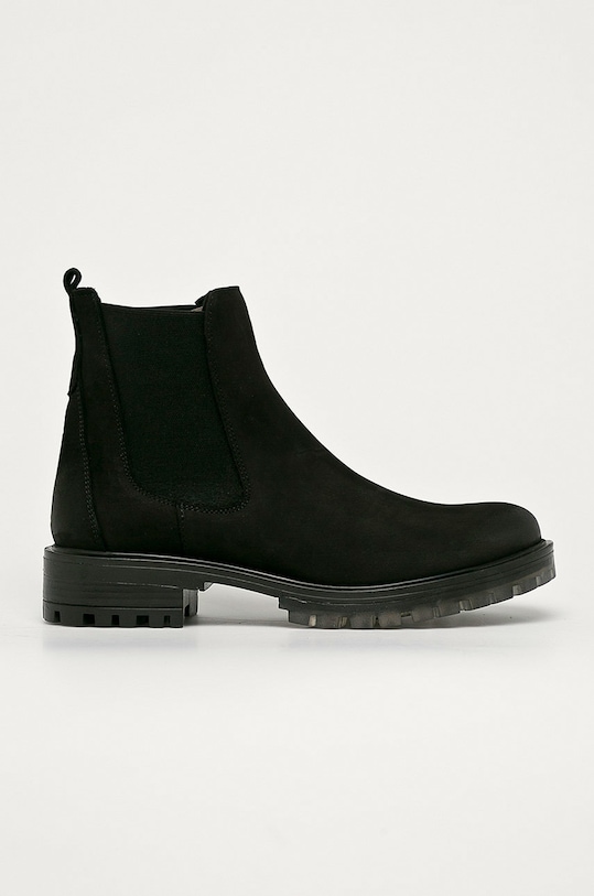 Wojas - Botine din piele intoarsa pana la 5 cm negru 5503281