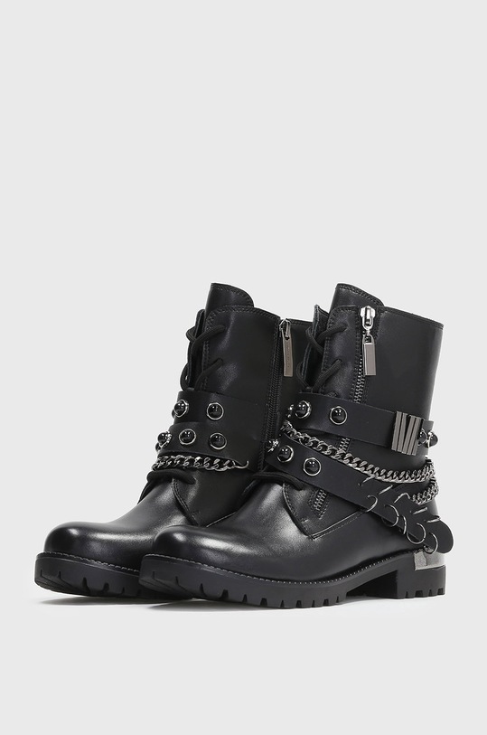 Obuwie Kazar Studio - Workery skórzane 57008.07.00 czarny