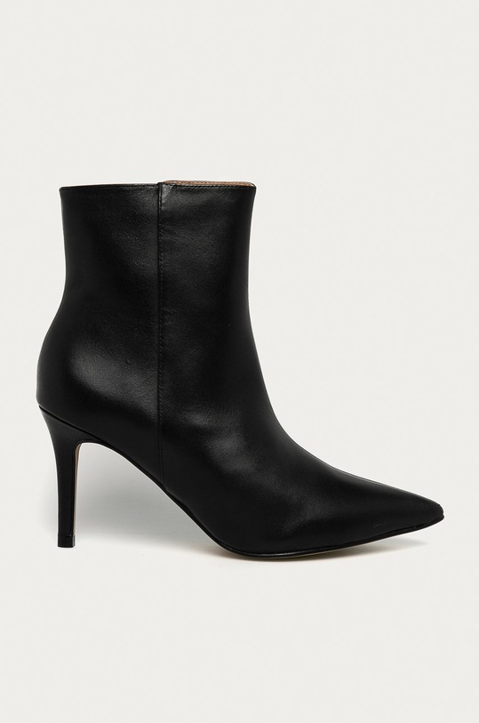 Kazar Studio - Botki skórzane nieocieplane czarny 58327.01.00