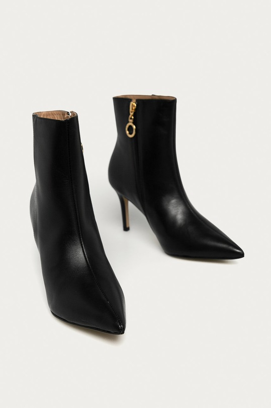 Kazar Studio - Botki skórzane 58327.01.00 czarny ZW20