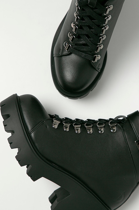 Altercore - Bokacsizma Enid Vegan Enid.Vegan fekete