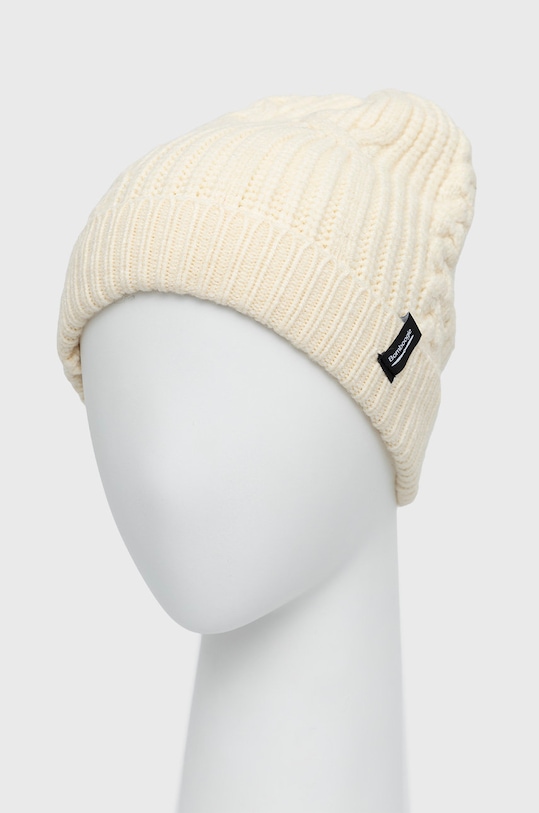Bomboogie Czapka z domieszką wełny LW7247TTRWO beżowy ZW22