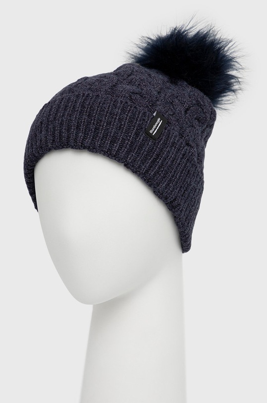 Bomboogie Czapka z domieszką wełny LW7248TTRWO granatowy ZW22