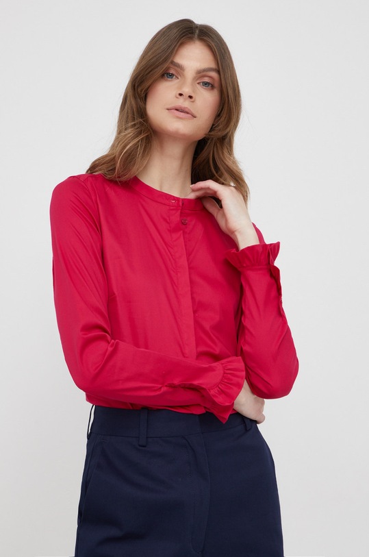 Košeľa Mos Mosh slim ružová 131731