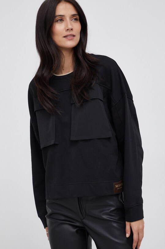 Mos Mosh Bluza z elastanem czarny 139480